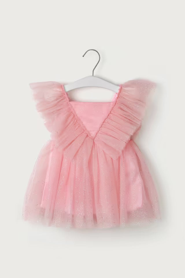 Printed Polyester Regular Fit Infant Girls Dress